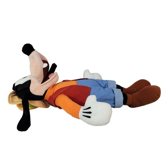 Disney Parks Authentic Goofy Plush 22" Gone Fishing Stuffed Animal Hat Vest - Picture 5 of 9